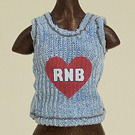 AmiGaTa tank top with RNB print