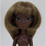 AmiGaTa wearing a ginger brown Camille wig from Monique Trading